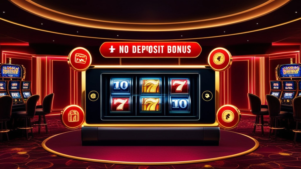 Casino scherm met een no deposit code en spelrestricties